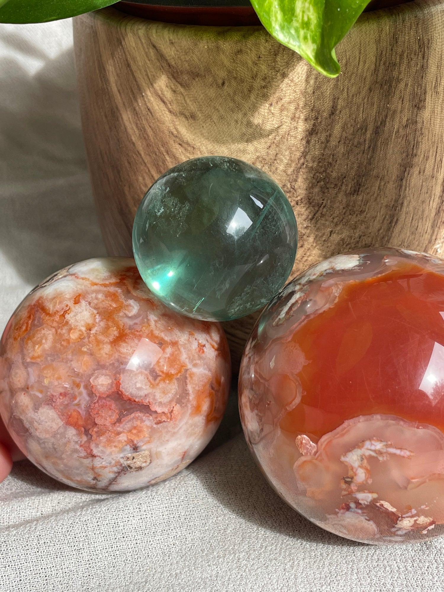 Spheres & Palm Stones