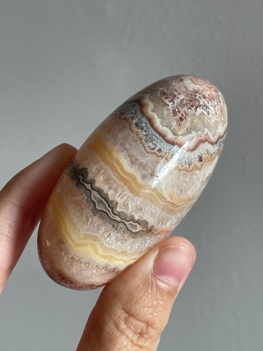 Pink Crazy Lace Agate 19D Shiva